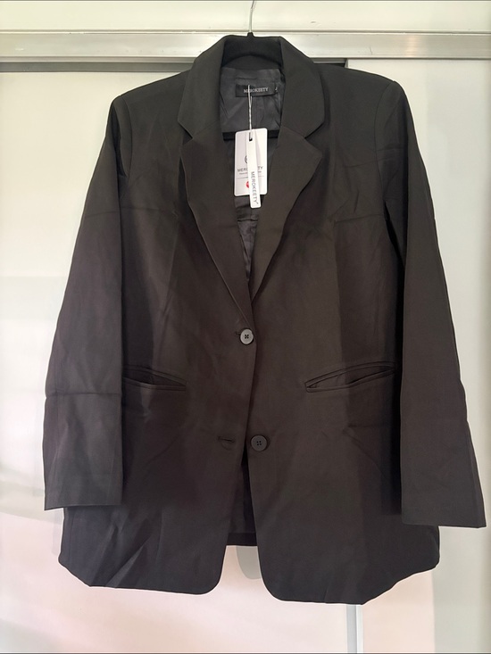 Merokeety Jackets & Blazers - NWT Merokeety size large Women’s Black Tailored Blazer Jacket